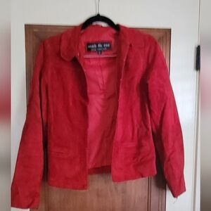 Elegant Red Women's Blazer
